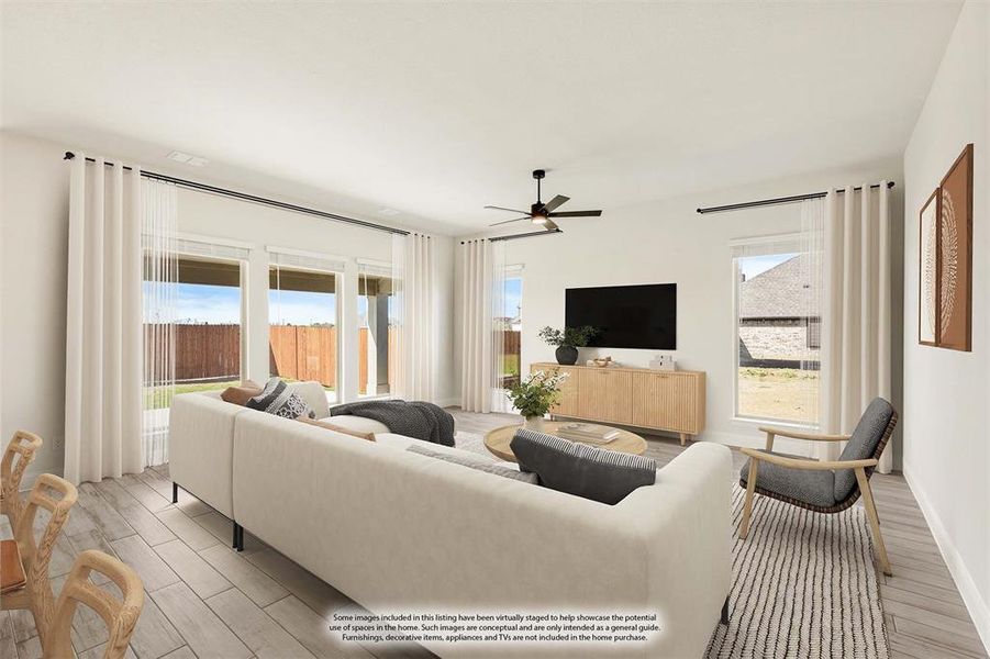 Furnished interior view inside a new home in Sunset Ridge, Alvarado (Image 14). Furnished interior view inside a new home in Sunset Ridge, Alvarado (Image 14).