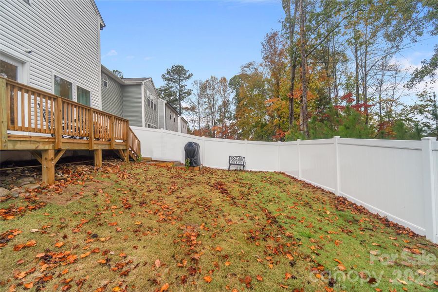 Exterior details and patio area of a home in Aubreywood, Charlotte (Image 3).