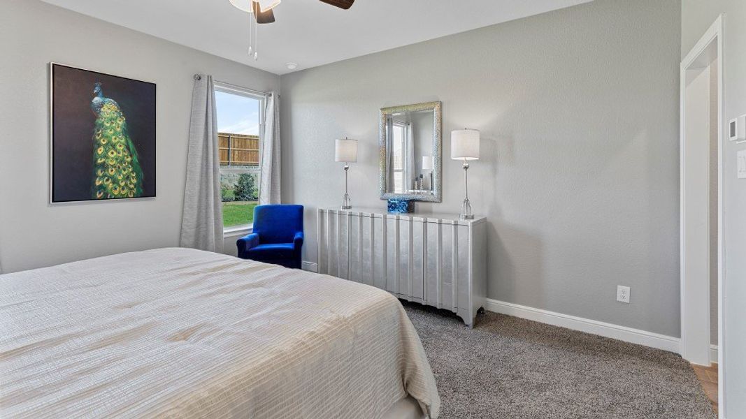 Furnished interior view inside a new home in Bluestem, Rhome (Image 19).
