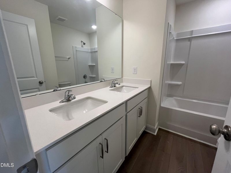 Guest bath w/dual vanities Guest bath w/dual vanities
