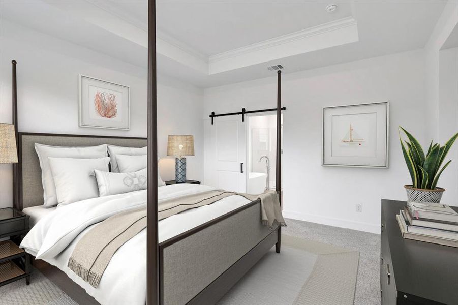 Furnished interior view inside a new home in Gateway Parks, Forney (Image 14). Furnished interior view inside a new home in Gateway Parks, Forney (Image 14).