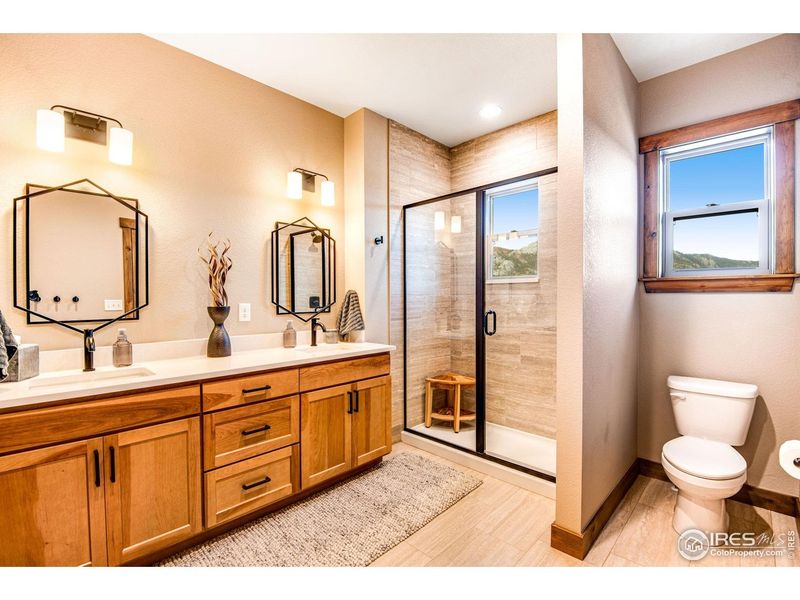 Furnished interior view inside a new home in , Estes Park (Image 35).