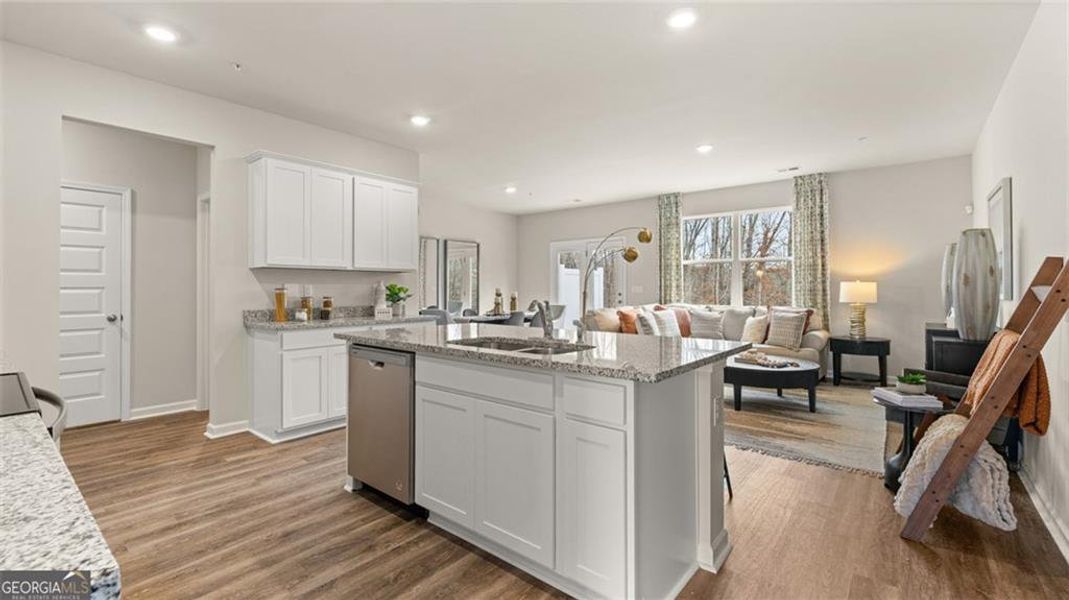 Furnished interior view inside a new home in Echo Glen, Stockbridge (Image 56).