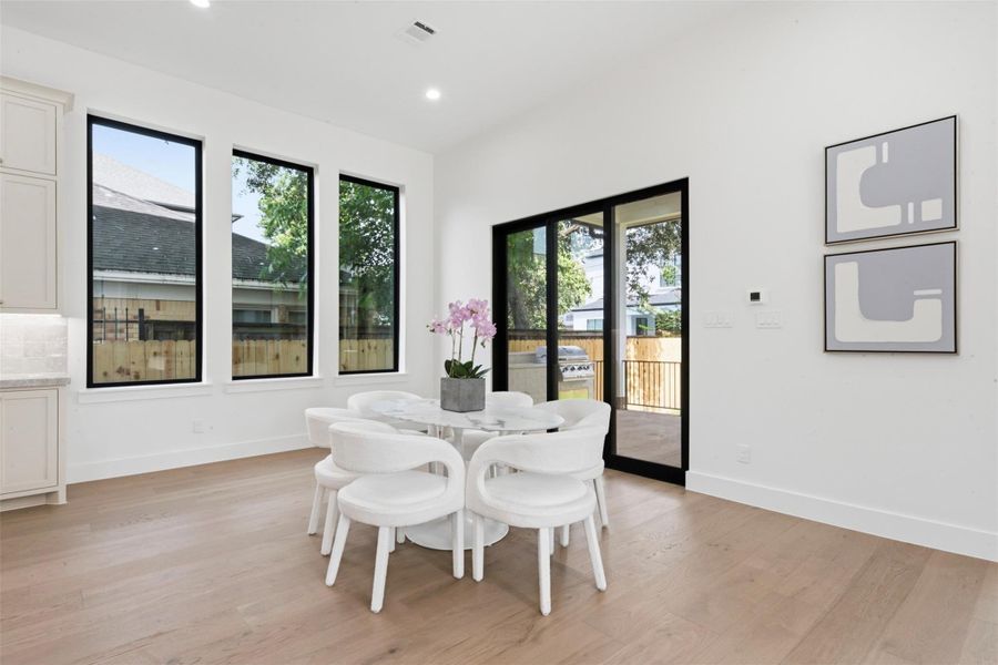 Furnished interior view inside a new home in , Houston (Image 26).
