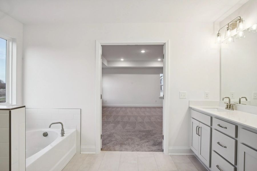 Furnished interior view inside a new home in Willow Landing, Mount Juliet (Image 19). Furnished interior view inside a new home in Willow Landing, Mount Juliet (Image 19).