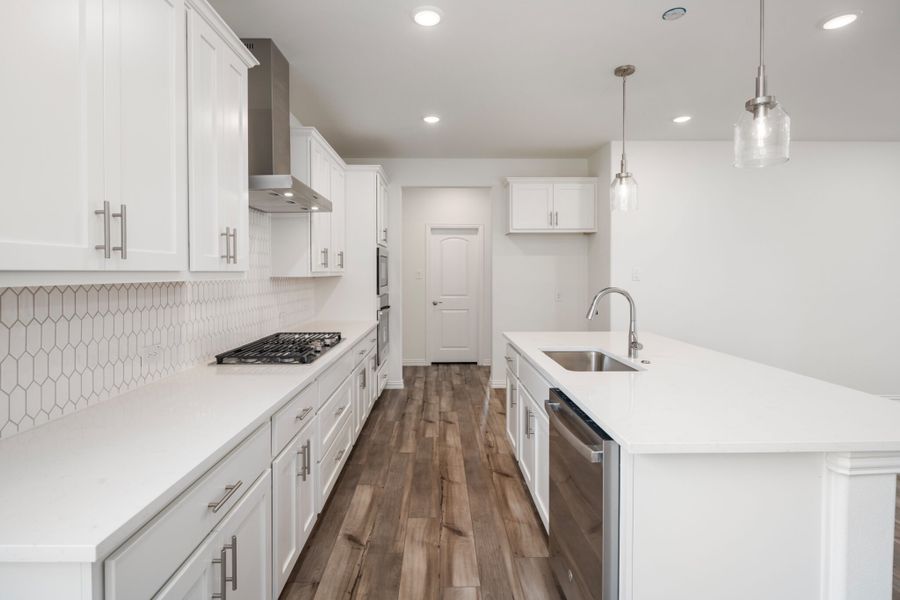 Furnished interior view inside a new home in Edgewater, Fate (Image 7).