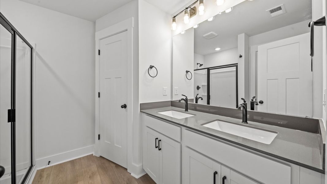 Furnished interior view inside a new home in Saluda Crossing, Piedmont (Image 22).