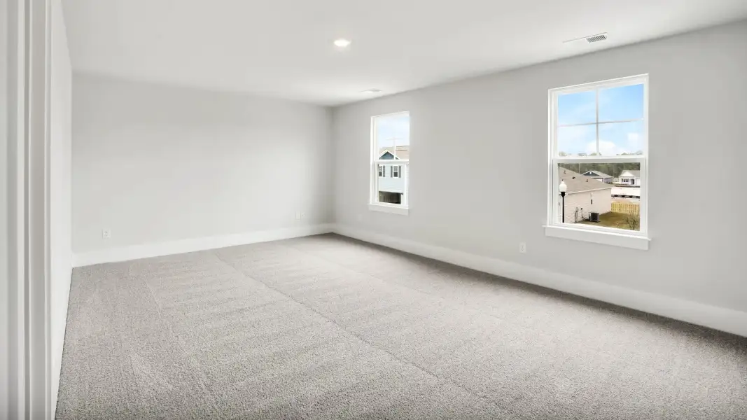 Representative unfurnished interior of a home built from the Galen by D.R. Horton in Caspian Ridge, Richlands (Image 19). Representative unfurnished interior of a home built from the Galen by D.R. Horton in Caspian Ridge, Richlands (Image 19).