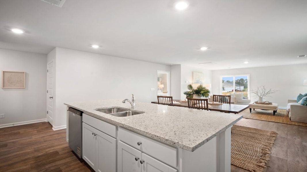Furnished interior view inside a new home in Holly Oaks, Statesboro (Image 7).