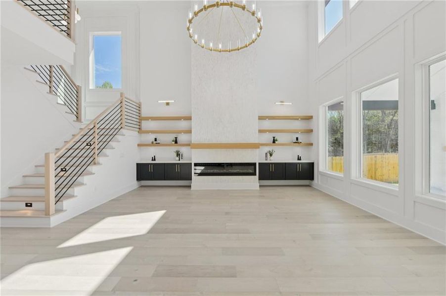 Furnished interior view inside a new home in , Grayson (Image 30).