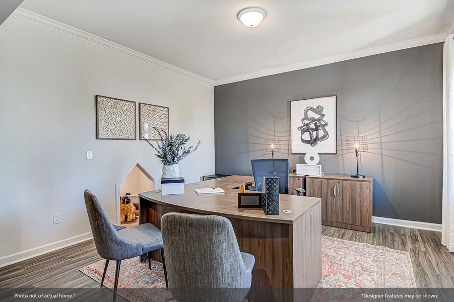 Furnished interior view inside a new home in Langdon Preserve, Angier (Image 8). Furnished interior view inside a new home in Langdon Preserve, Angier (Image 8).