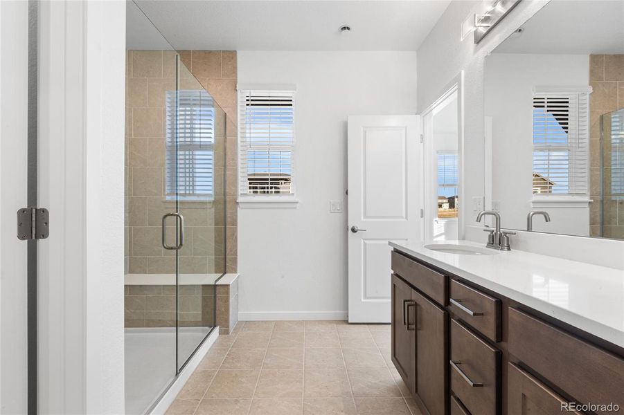 Furnished interior view inside a new home in Sterling Ranch Apex Collection, Littleton (Image 8).