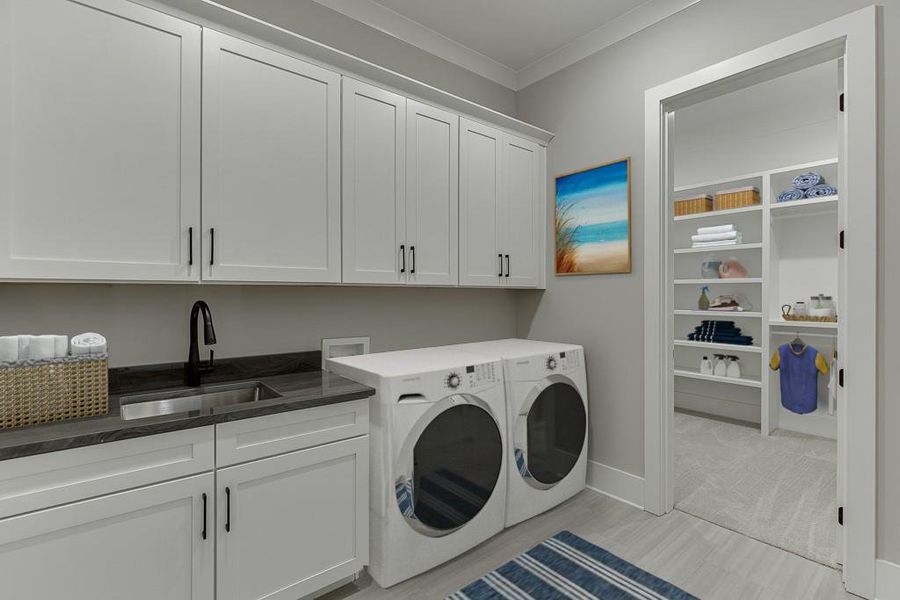 Furnished interior view inside a new home in , Cumming (Image 7).