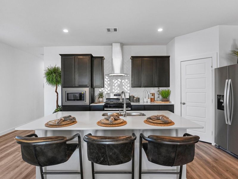 Furnished interior view inside a new home in City Gate North, Houston (Image 7). Furnished interior view inside a new home in City Gate North, Houston (Image 7).