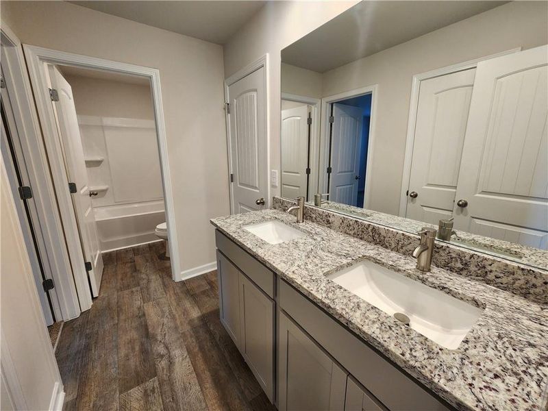 Furnished interior view inside a new home in The Woodlands Preserve, Jackson (Image 13).