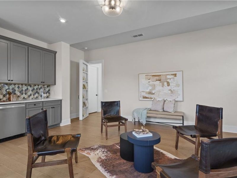 Furnished interior view inside a new home in The Village at Towne Lake, Woodstock (Image 48).