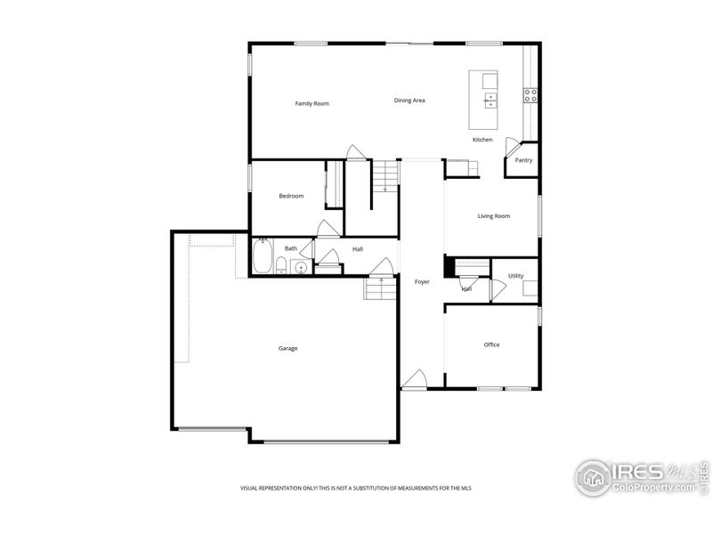 2D floor plan layout of this home in , Windsor, CO (Image 5).
