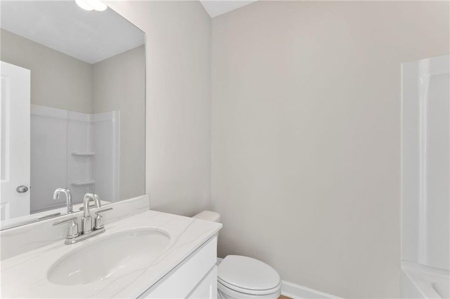Close-up of interior finishes inside a home in East Park Village, Kennesaw (Image 16).