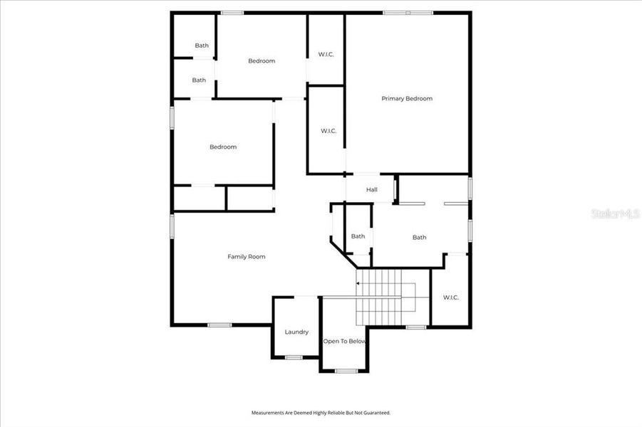 2D floor plan layout of this home in Hills of Minneola, Minneola, FL (Image 6).