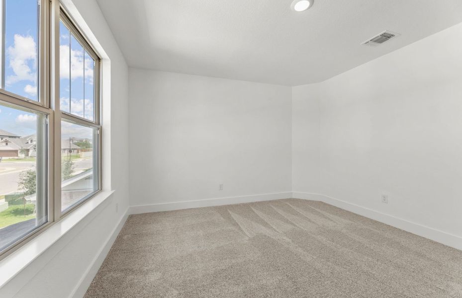 Spacious, unfurnished interior of a new home in Saddleback at Santa Rita Ranch, Liberty Hill (Image 15). Spacious, unfurnished interior of a new home in Saddleback at Santa Rita Ranch, Liberty Hill (Image 15).