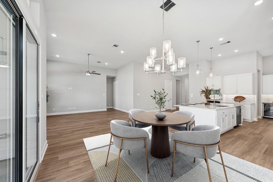 Virtual look at Dining and Kitchen Virtual look at Dining and Kitchen