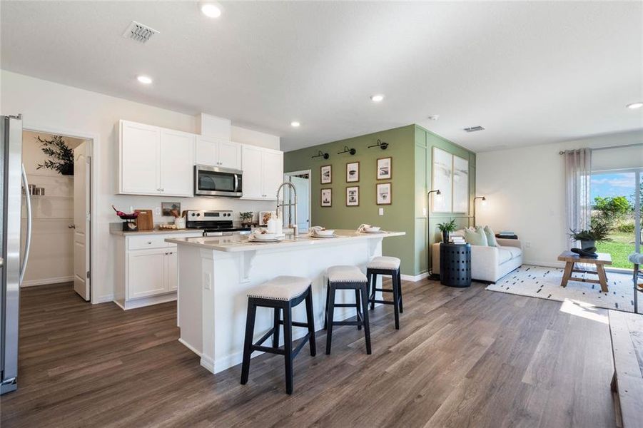 Furnished interior view inside a new home in , Haines City (Image 14).
