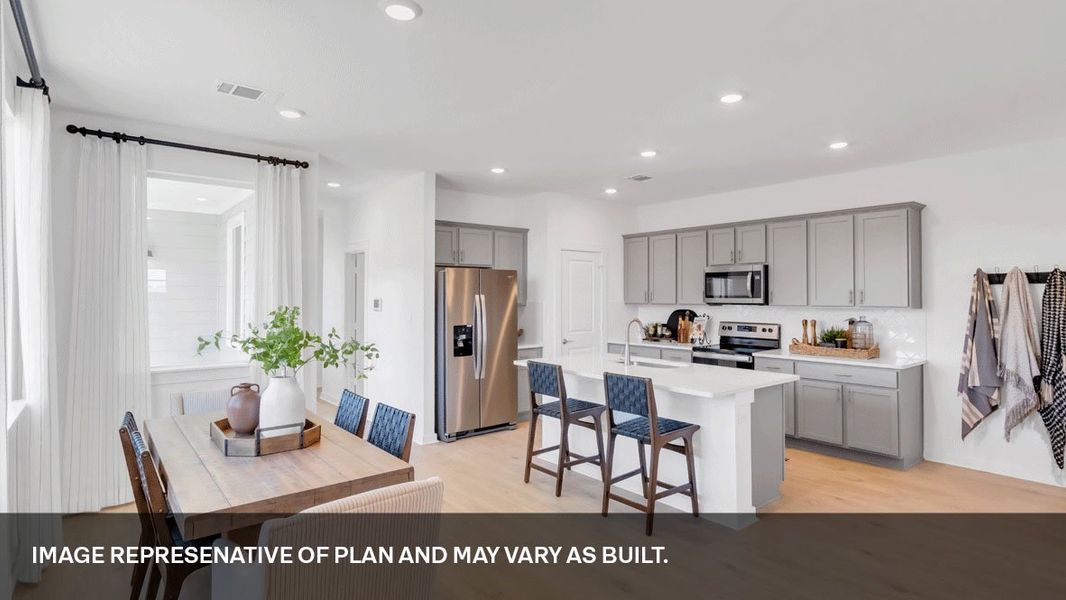 Furnished interior view inside a new home in Valverde, Bastrop (Image 3).