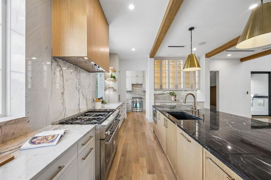 Furnished interior view inside a new home in , Dallas (Image 30).