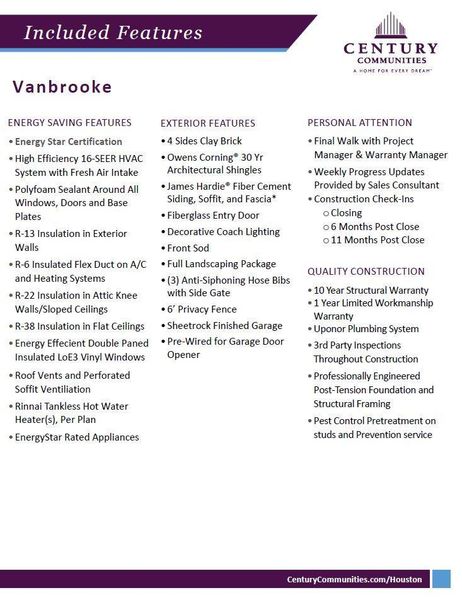 Image 24 of a home in Vanbrooke.