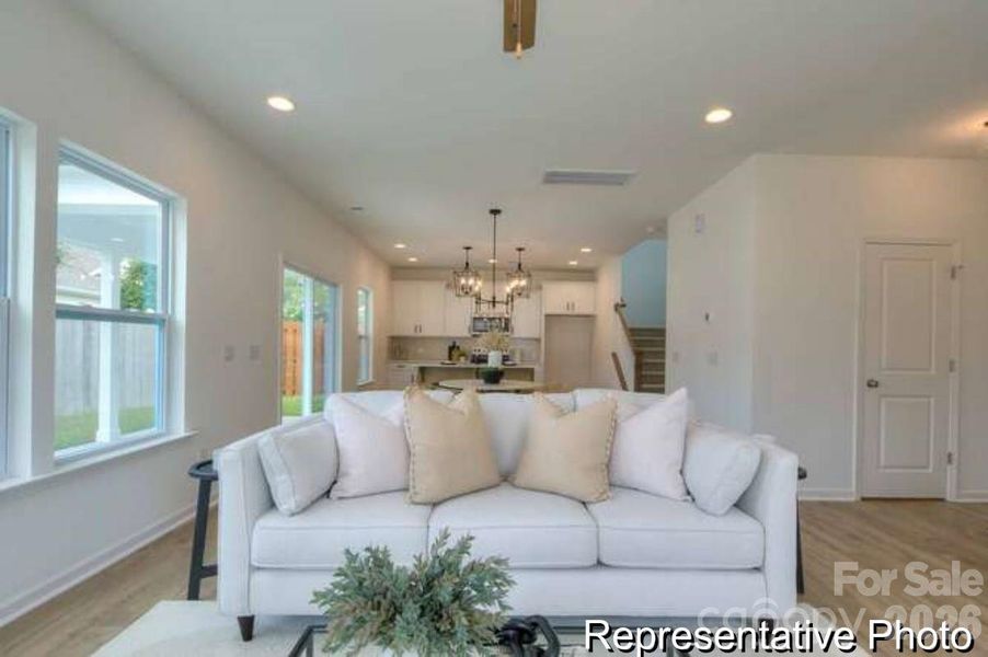 Furnished interior view inside a new home in Kensington, China Grove (Image 27).