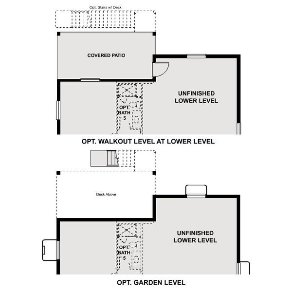 2D floor plan layout of this home in Trails at Smoky Hill | The Preserve, Parker, CO (Image 24).