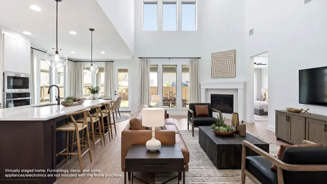 Furnished interior view inside a new home in Eliana, McKinney (Image 5).