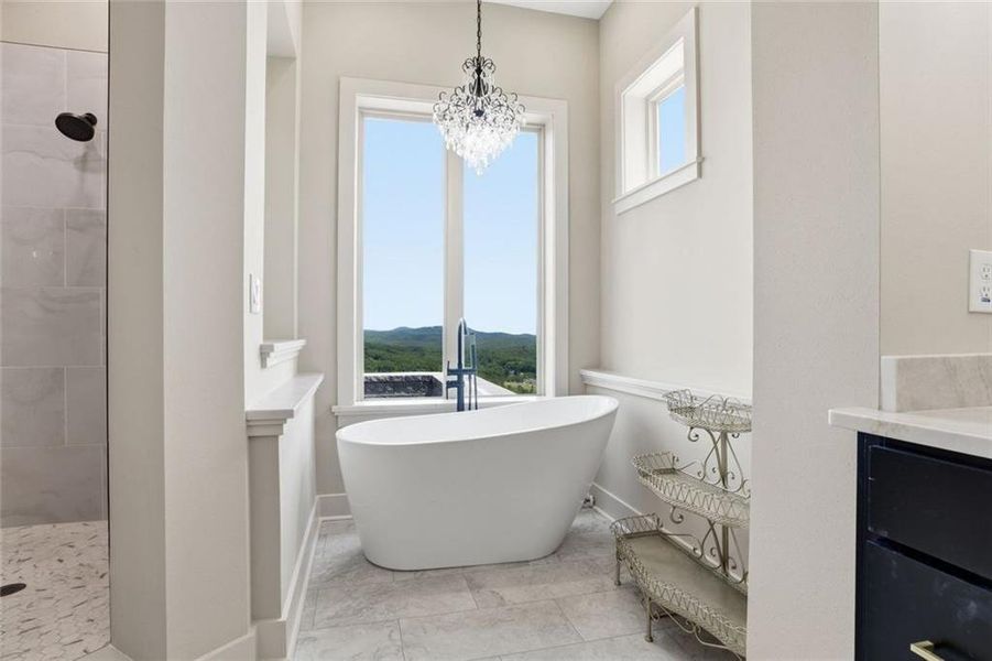Furnished interior view inside a new home in , Clarkesville (Image 56).