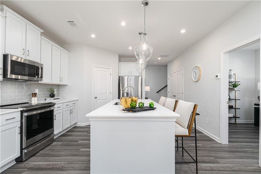 Furnished interior view inside a new home in , Powder Springs (Image 13).