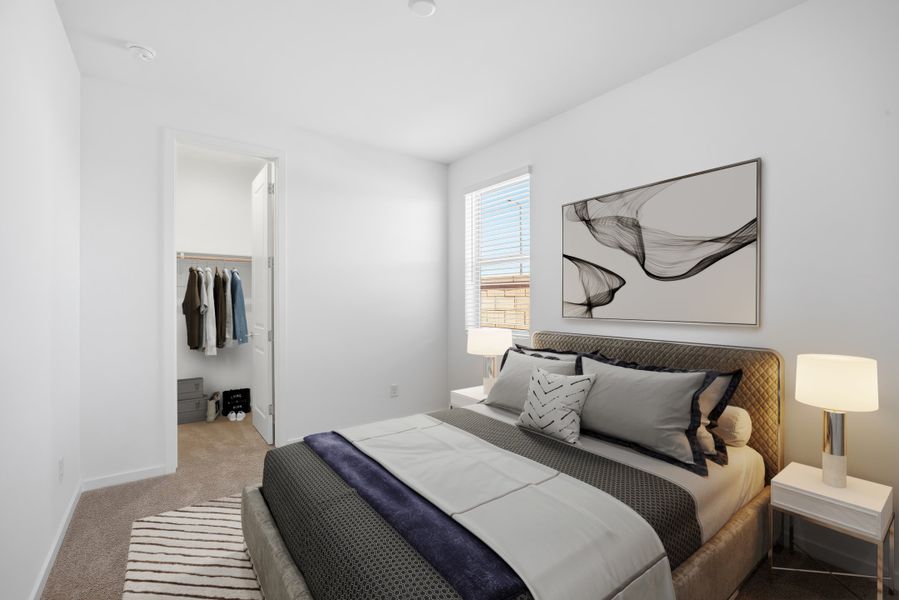 Furnished interior view inside a new home in Montana Vista - Highland, Buckeye (Image 17).