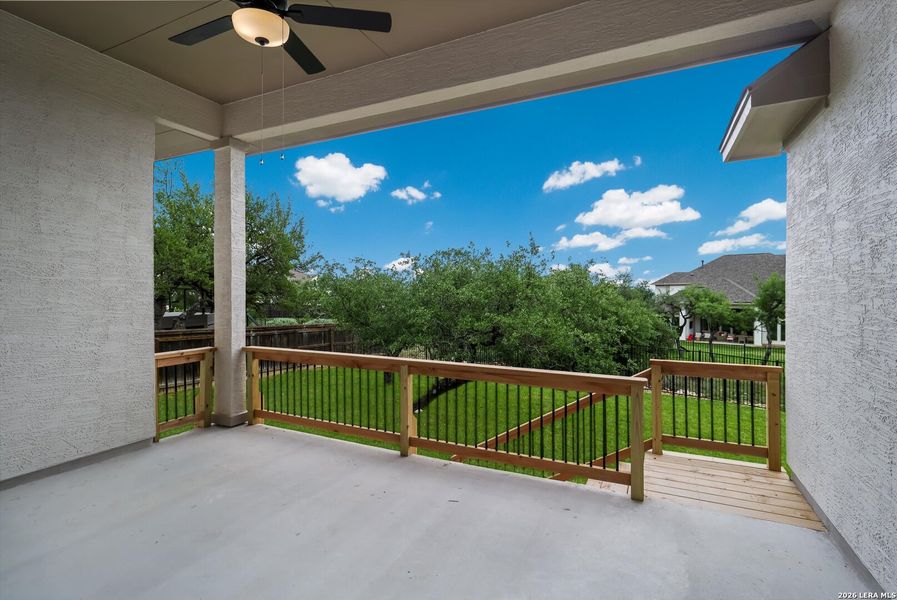 Exterior details and patio area of a home in Johnson Ranch, Bulverde (Image 24). Exterior details and patio area of a home in Johnson Ranch, Bulverde (Image 24).