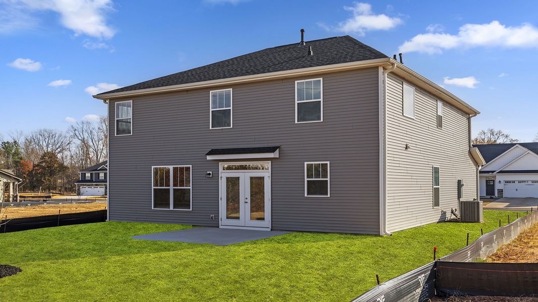 Exterior details and patio area of a home in Edgewood Estates, Piedmont (Image 3). Exterior details and patio area of a home in Edgewood Estates, Piedmont (Image 3).