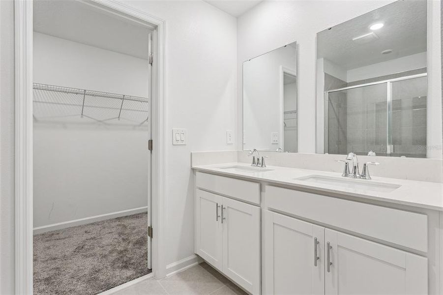 Furnished interior view inside a new home in , Clermont (Image 14). Furnished interior view inside a new home in , Clermont (Image 14).