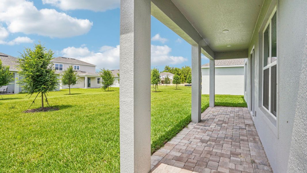 Plumeria Floor Plan featuring a spacious lanai by DRB Homes in Trailside located in Mount Dora, FL Plumeria Floor Plan featuring a spacious lanai by DRB Homes in Trailside located in Mount Dora, FL