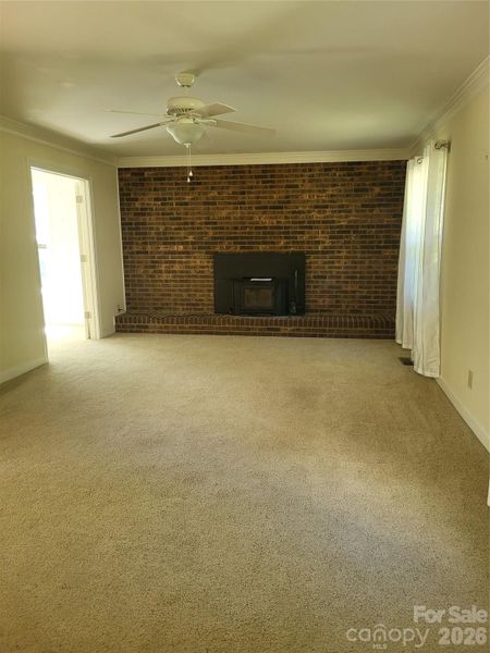 Living room with fireplace Living room with fireplace