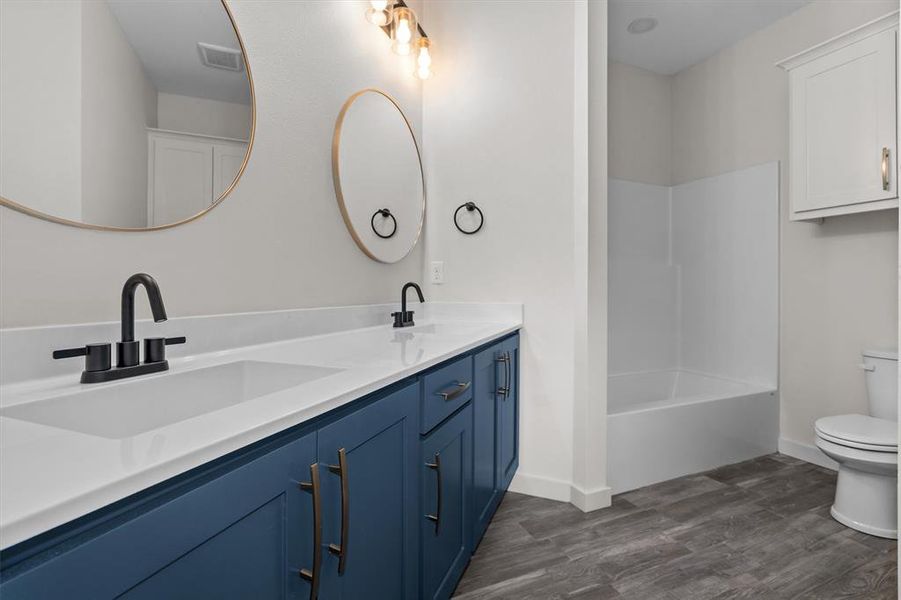 Furnished interior view inside a new home in , Lindale (Image 6). Furnished interior view inside a new home in , Lindale (Image 6).