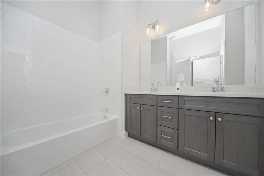 Furnished interior view inside a new home in , Atlanta (Image 6).