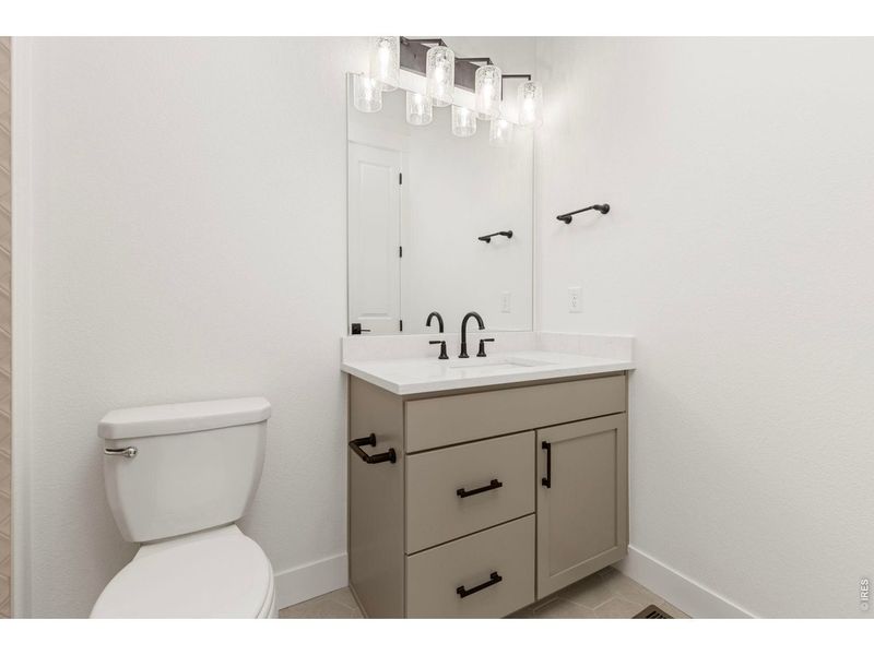 Furnished interior view inside a new home in RainDance, Windsor (Image 9).