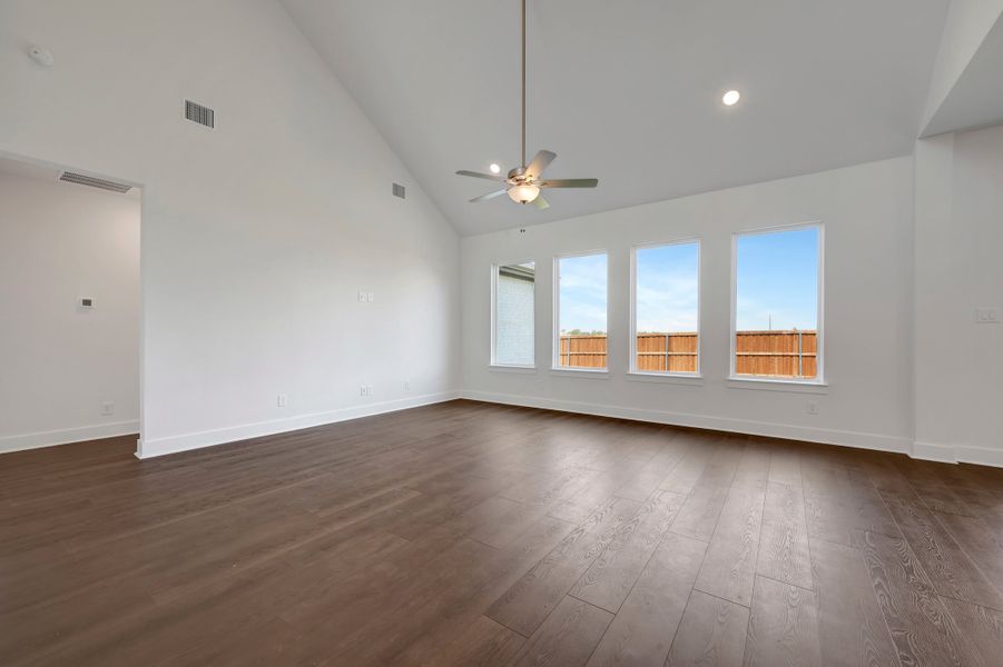 Spacious, unfurnished interior of a new home in LaPrelle, Haslet (Image 14). Spacious, unfurnished interior of a new home in LaPrelle, Haslet (Image 14).