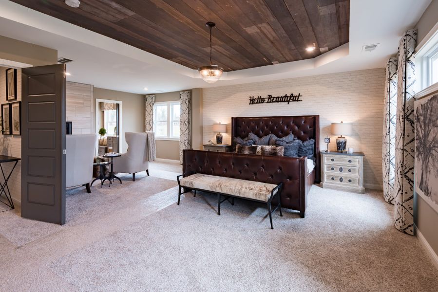 Furnished interior view inside a new home in The Estates and Meadows at Floyds Fork, Louisville (Image 18).