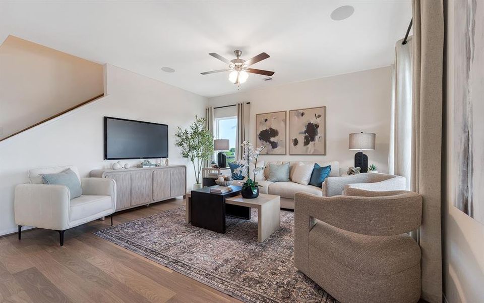 Furnished interior view inside a new home in La Terra, Celina (Image 8).