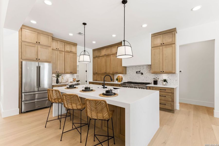 Furnished interior view inside a new home in , Boerne (Image 13).