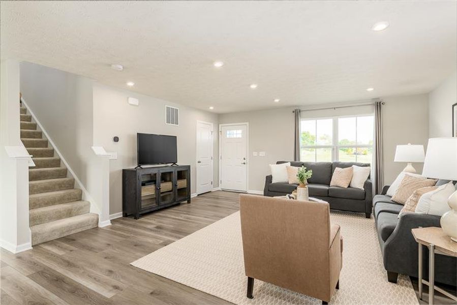 Furnished interior view inside a new home in The Glen at Hollybrook, Wendell (Image 6).