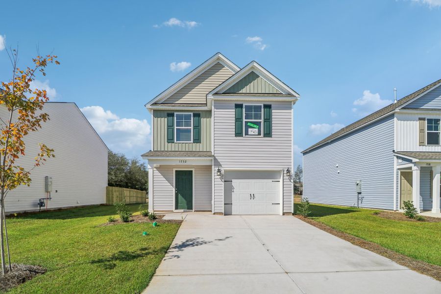 Representative exterior photo of a completed home built from the Pittman by Great Southern Homes in Hazelwood, Boiling Springs, SC (Image 3).