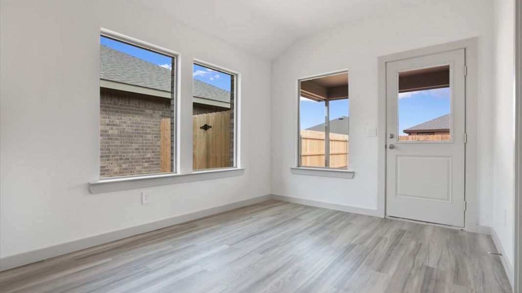 Representative unfurnished interior of a home built from the The Baxter by D.R. Horton in Terra Vista, Lubbock (Image 18). Representative unfurnished interior of a home built from the The Baxter by D.R. Horton in Terra Vista, Lubbock (Image 18).